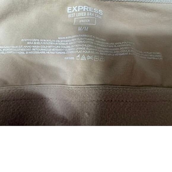 "EXPRESS" Best Loved Bra Cami-SZ M Lace & Roses Nude Under lining Y2K Fairy Core - Picture 6 of 7